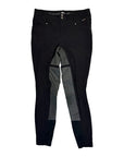 Kerrits 'Crossover' Full Seat Breeches in Black