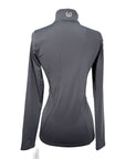 Kerrits 'In Stride' Fleece Tech Top in Black