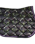 Dapplebay Co. Jump Pad and Fly Bonnet Set in Blackberry Daze
