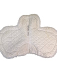 Toklat Medallion 'SuperQuilt' High-Wither Saddle Pad in White