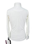 Equine Couture Kelsey Show Shirt in Whit/Aqua