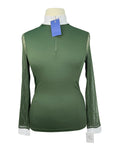 Equisite Elements of Style 'Ophelia' Show Shirt in Forest