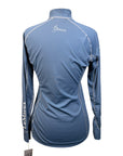 LeMieux 'My LeMieux' Long Sleeve 1/4 Zip Base Layer in Ice Blue