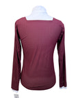 Kismet 'Eleonoire' Show Shirt in Merlot