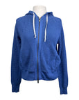 Essex Classics 'Lexi' Zip Hoodie in Sky Blue