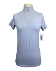 Tailored Sportsman Short Sleeve Ice Fil Shirt in Pale Blue