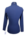 Horse Gloss 'Kylie' Base Layer in Navy/Navy Crystals