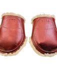 EquuSport Leather Hind Boots in Chestnut/Natural