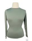 Equisite 'Maeve' Long Sleeve Shirt in Sage