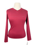 Samshield 'Axella' Long Sleeve T-Shirt in Deep Wine