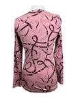 Ariat Long Sleeve Bridle Print T-Shirt in Pink/Burgundy
