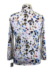Kastel 1/4 Zip Long Sleeve Shirt in Seaside Abstract