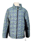 Kerrits Zip-Up Quilted Jacket in Geometric Pattern