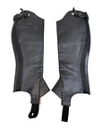 Dover Saddlery Perfect Profile Leather Half Chaps in Black