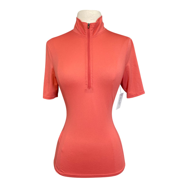 Kerrits 'Ice Fil Lite' Short Sleeve Shirt in Coral - Women's XS
