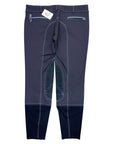 Mastermind 'Mindy' Breeches in Navy - Women's 32R