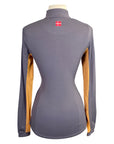 Kastel 'Charlotte' Sun Shirt in Grey/Orange - Women's XS
