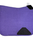 Schneiders Suede Dressage Saddle Pad W/ Fleece in Purple