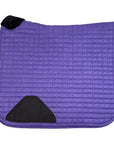 Schneiders Suede Dressage Saddle Pad W/ Fleece in Purple