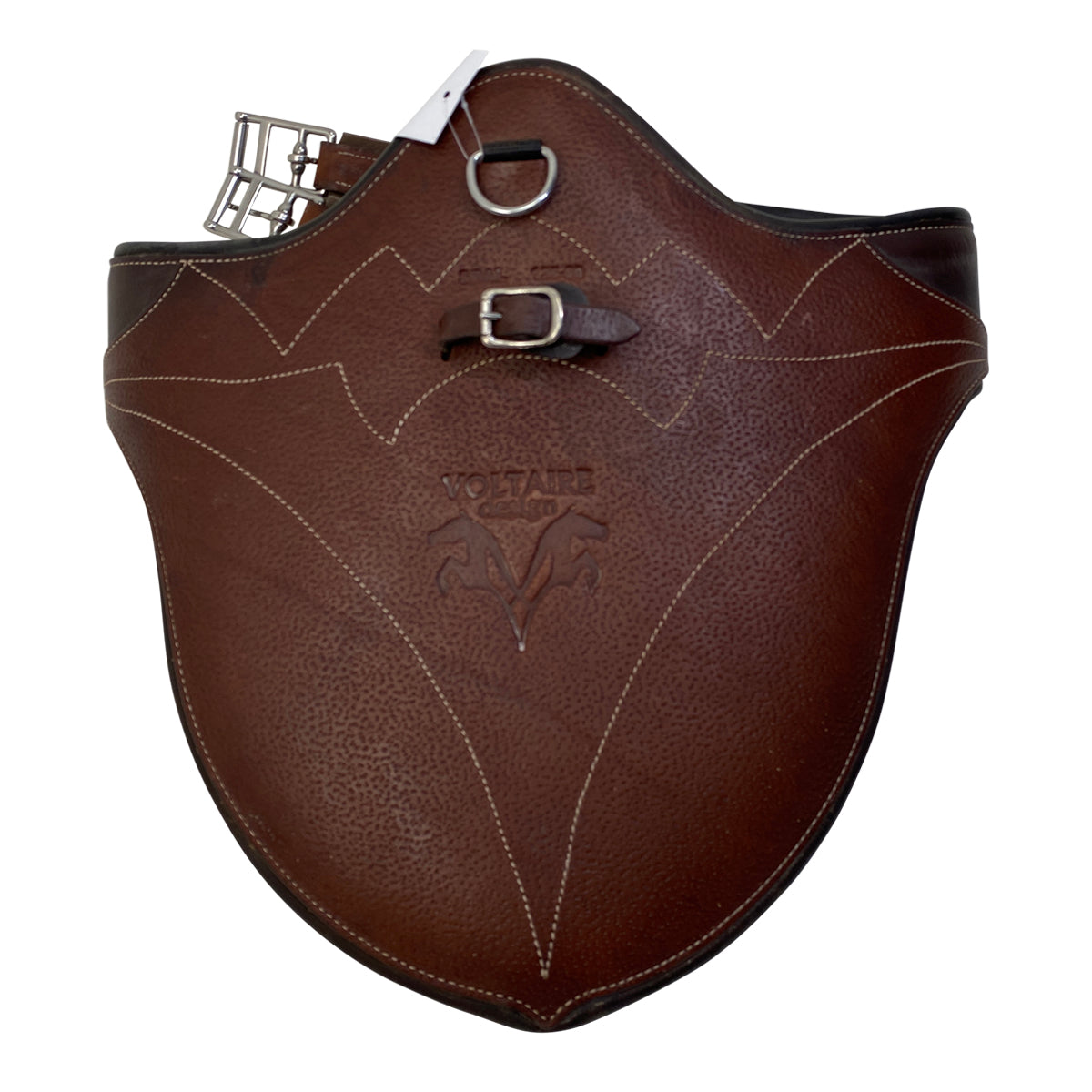 Voltaire Design Long Belly Guard Girth in Brown 