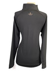 Mountain Horse Mock Neck Baselayer in Black