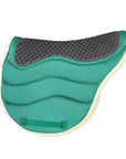 Burioni Wool and Gel Saddle Pad in Green