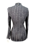Goode Rider 1/2 Zip Bamboo L/S Shirt in Black/Grey Bits