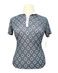 Ariat Pro Series Competition Top in Grey Diamonds