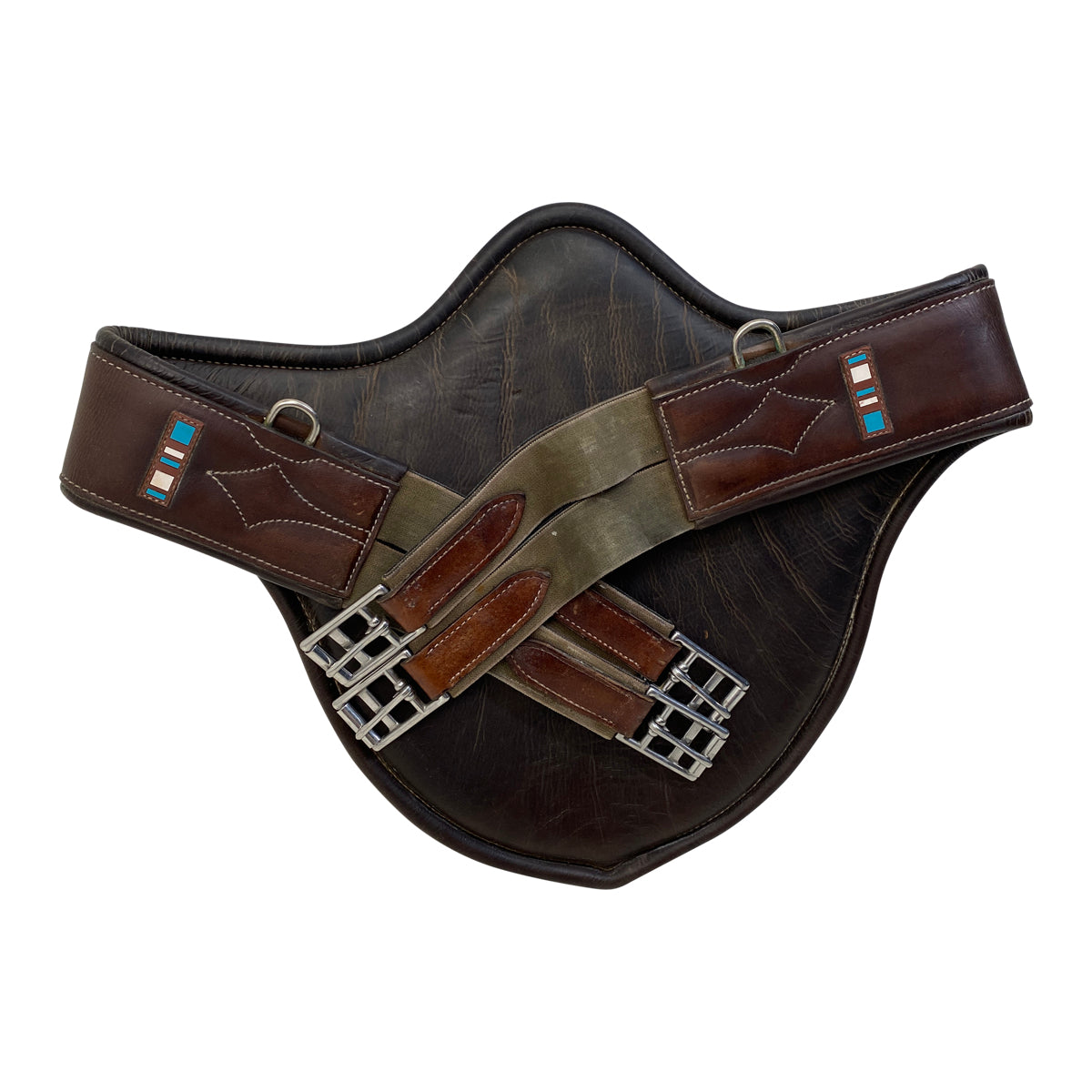 Voltaire Design Long Belly Guard Girth in Brown - 125 cm