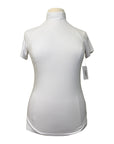 Street & Saddle Stride Show Shirt in White - Women's XXL