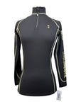 Tredstep 'Futura' Sport Shirt in Black w/ Yellow
