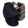 Kensington Bell Boots in Black/Plaid Straps