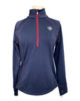 Ariat Tek Team 1/4 Zip Pullover in Navy