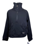 Kerrits 'Etched Equine' Half Zip Sweater in Black