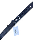 Tory Leather 'Hoof Pick' Belt in Black
