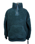 LeMieux Kids 'Tia' Teddy Quarter Zip Jacket in Emerald Green
