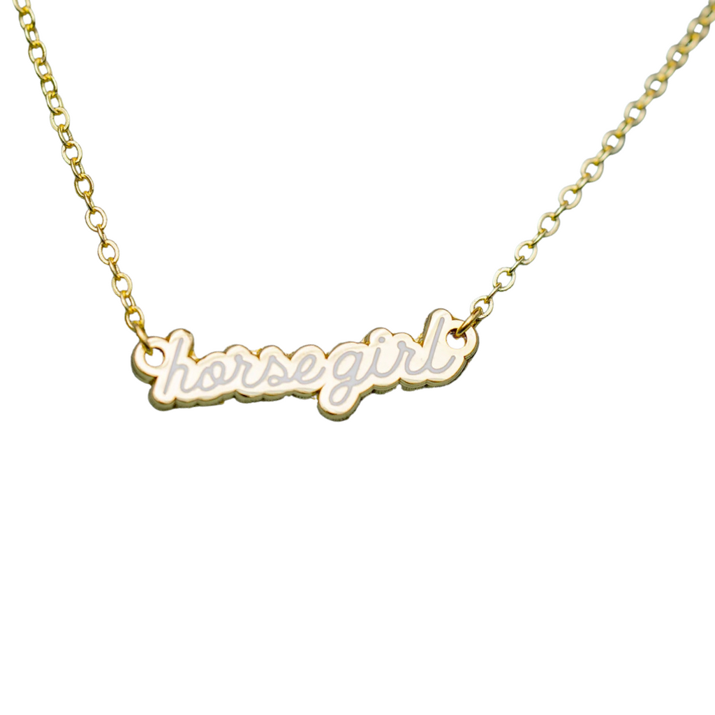 Dapplebay "Horse Girl" Necklace in Silver