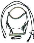 Halter Ego 'Dolce' Snaffle Bridle in Chocolate/Spring Floral - Pony