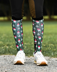Dreamers & Schemers Boot Socks in Gnome for the Holidays Pair & A Spare