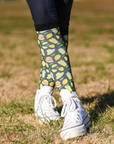 Dreamers & Schemers Boot Socks in Lemon Everything Pair & A Spare