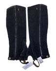 Tredstep Original Suede Half Chaps in Black - Women's Small