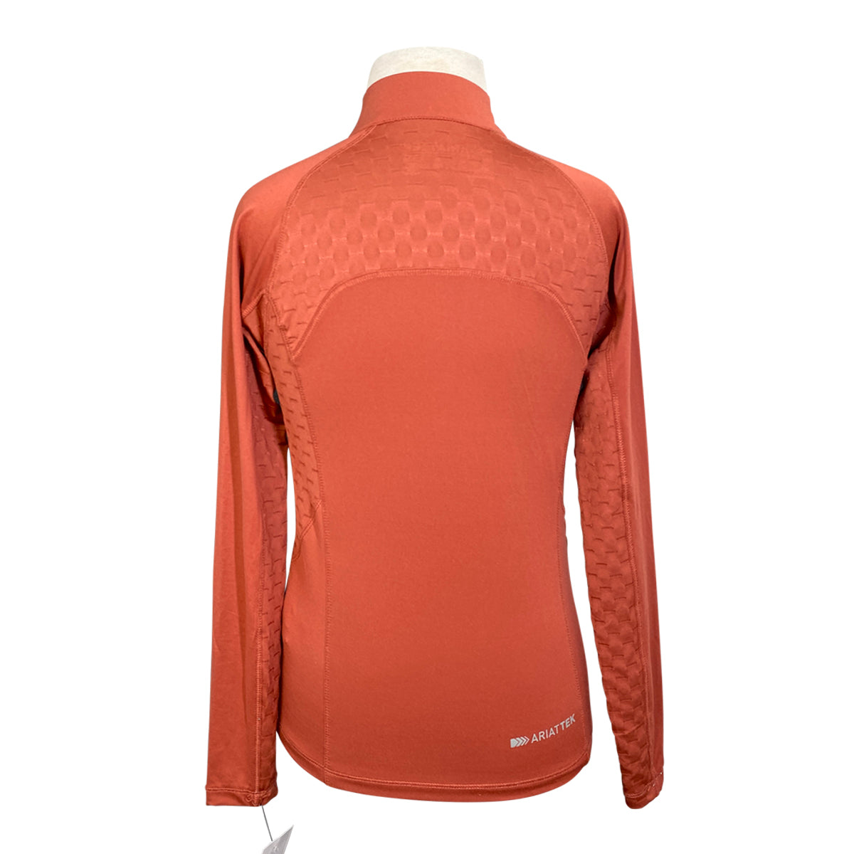 Ariat 'Lowell 2.0' 1/4 Zip Shirt in Deep Coral