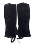 Tredstep Original Suede Half Chaps in Black - Women's Small