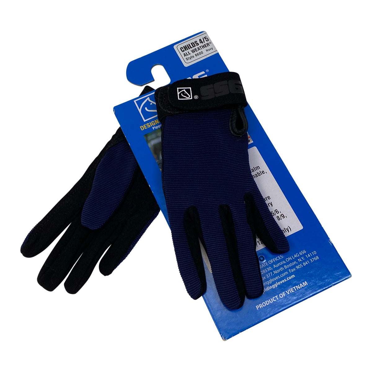SSG All Weather Riding Gloves in Navy