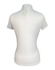 For Horses 'Elvida' Show Shirt in White - Women's XL