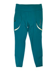 Front of Kingsland 'Katja' E-Tec Full Grip Pull On Breeches in Blue Deep Lagoon - Women's EU 44 (US 32)