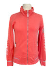 Cavallo 'Mona' Zip Up Jacket in Hot Coral