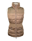 Halter Ego 'Maeve' Quilted Puffer Vest in Champagne