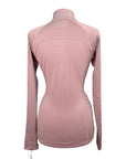 Ariat 'Lowell 2.0' 1/4 Zip Shirt in Light Pink - Women's Medium