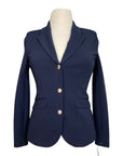 Front of Dada Sport 'Bianca' Competition Jacket in Navy - Women's FR 40 (US 10)